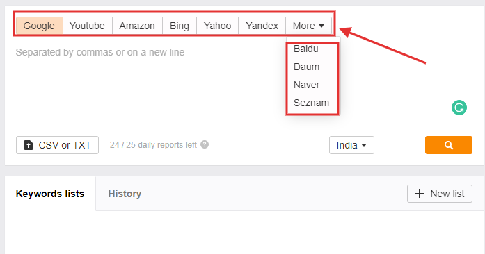 Ahrefs keyword research