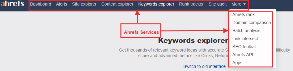 Ahrefs Services