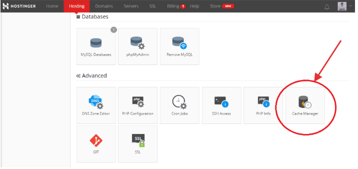 Hostinger caching
