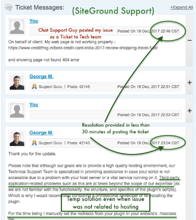 Siteground Support