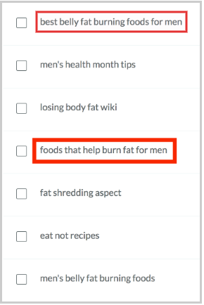 Moz Keyword explorer out of box suggestion