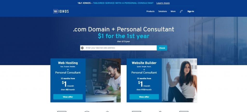 1&1 IONOS Shared Hosting Review
